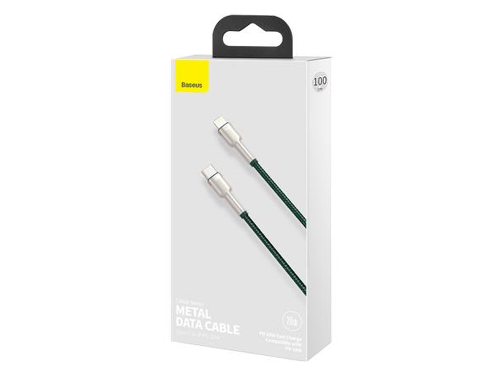 Baseus USB-C cable for Lightning  Cafule PD 20W 1m (green)