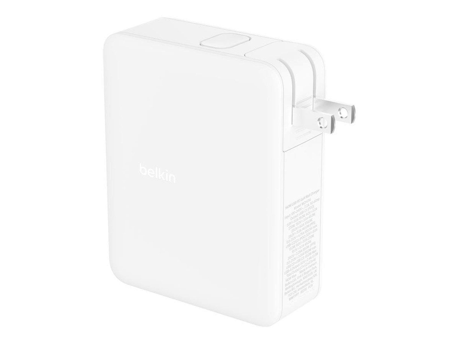 Belkin BoostCharge Pro power adapter - GaN technology - USB 3 x USB-C - 140 Watt