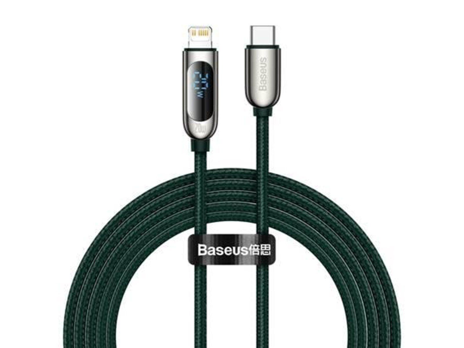 Baseus USB-C cable for Lightning  Display PD 20W 2m (green)