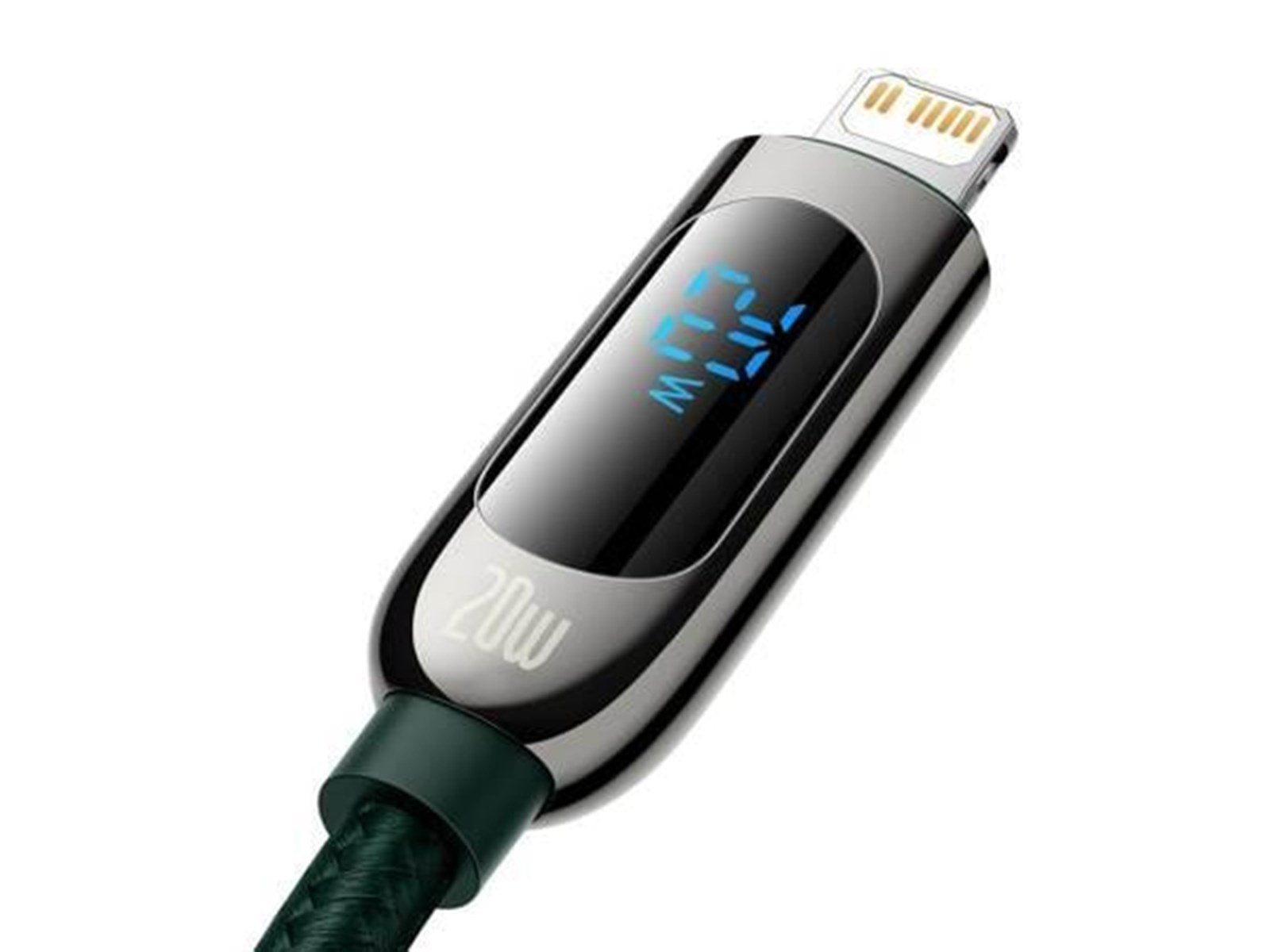 Baseus USB-C cable for Lightning  Display PD 20W 2m (green)