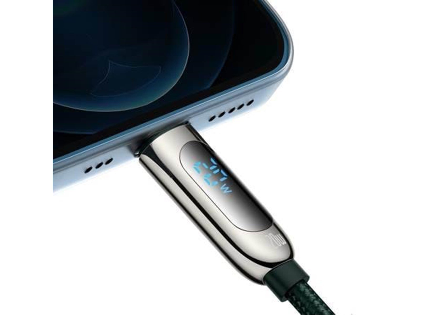 Baseus USB-C cable for Lightning  Display PD 20W 2m (green)