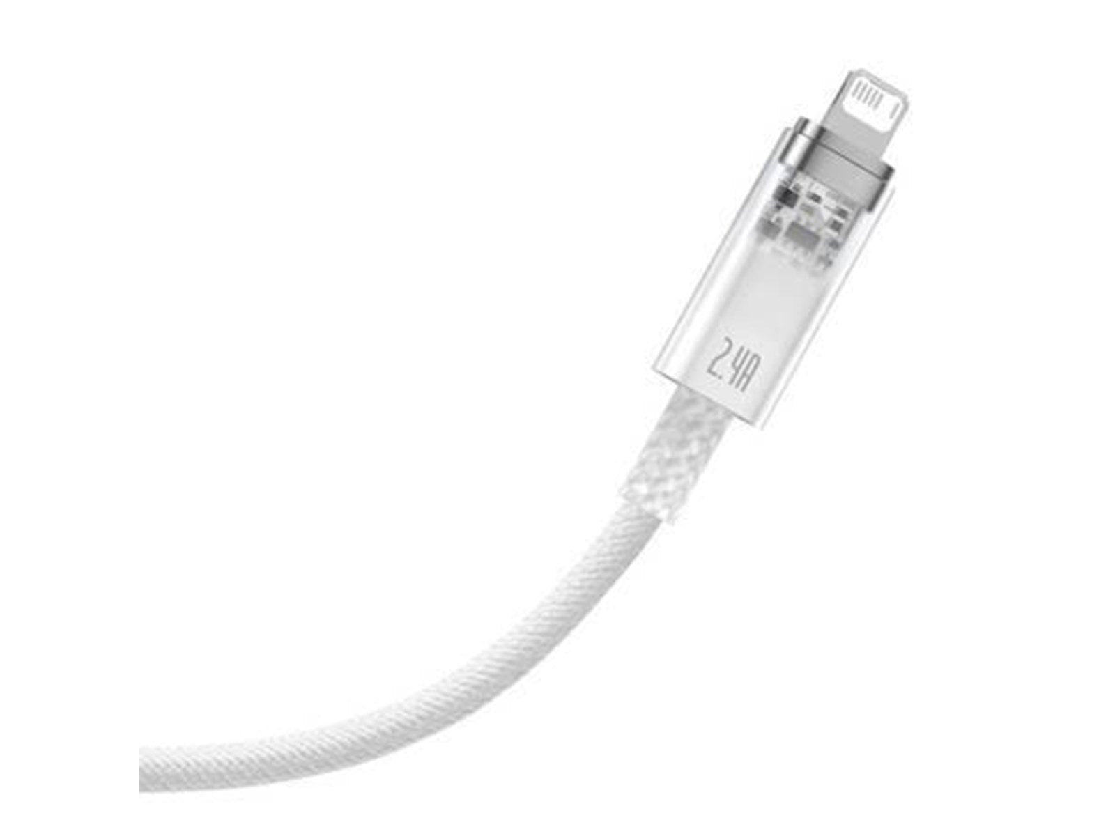 Baseus Fast Charging cable  USB-A to Lightning Explorer Series 2m 2.4A (white)