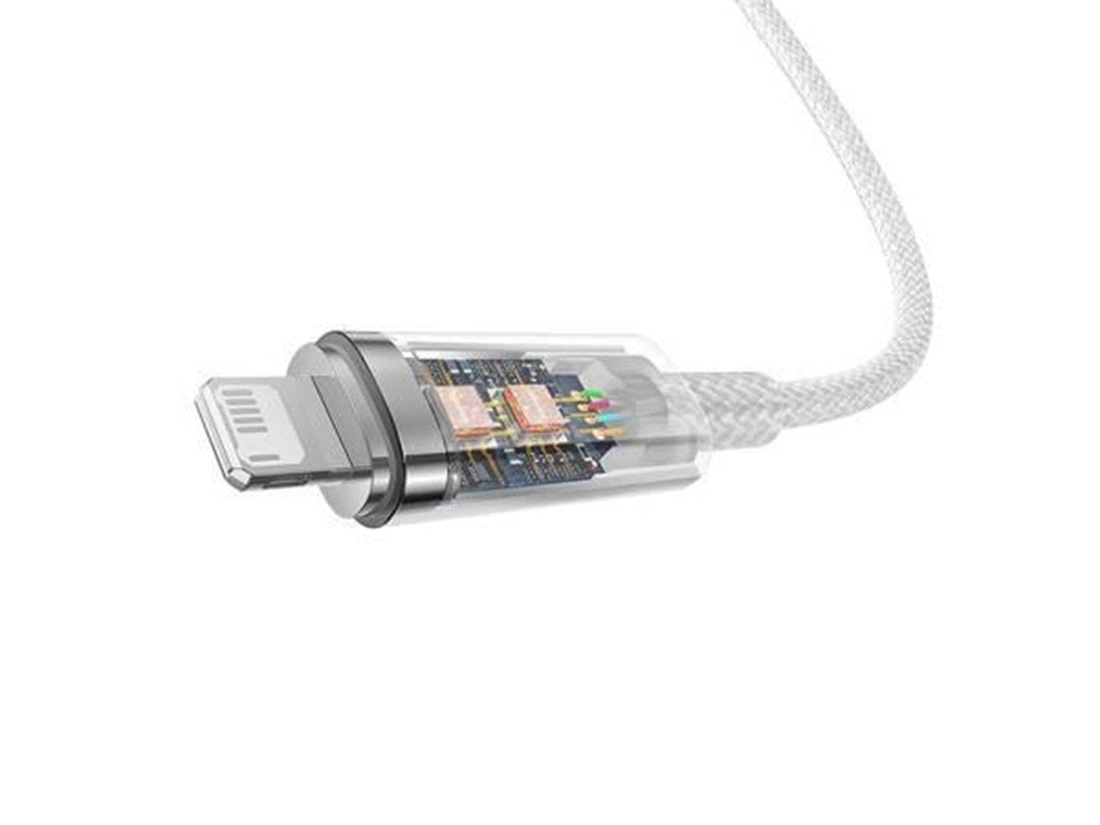 Baseus Fast Charging cable  USB-A to Lightning Explorer Series 2m 2.4A (white)