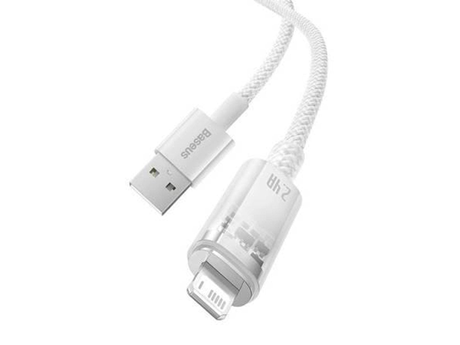 Baseus Fast Charging cable  USB-A to Lightning Explorer Series 2m 2.4A (white)