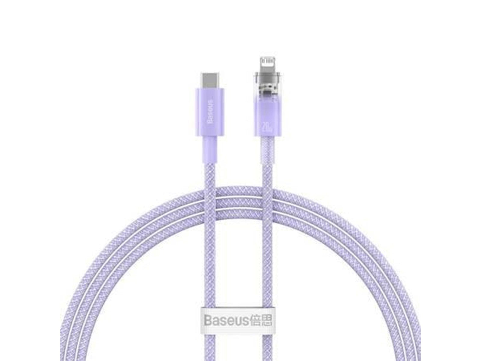 Baseus Fast Charging cable  USB-C to Lightning Explorer Series 1m 20W (purple)