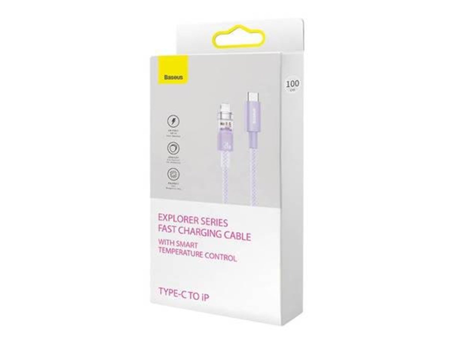 Baseus Fast Charging cable  USB-C to Lightning Explorer Series 1m 20W (purple)