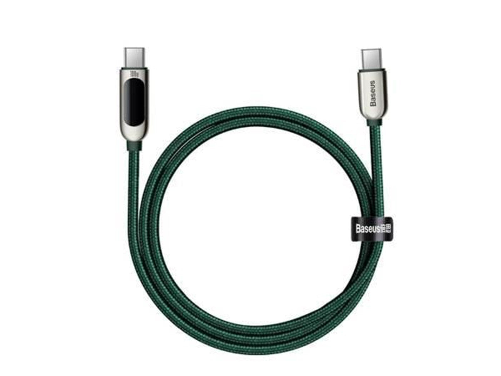 Baseus Display Cable USB-C to USB-C 100W 1m (green)