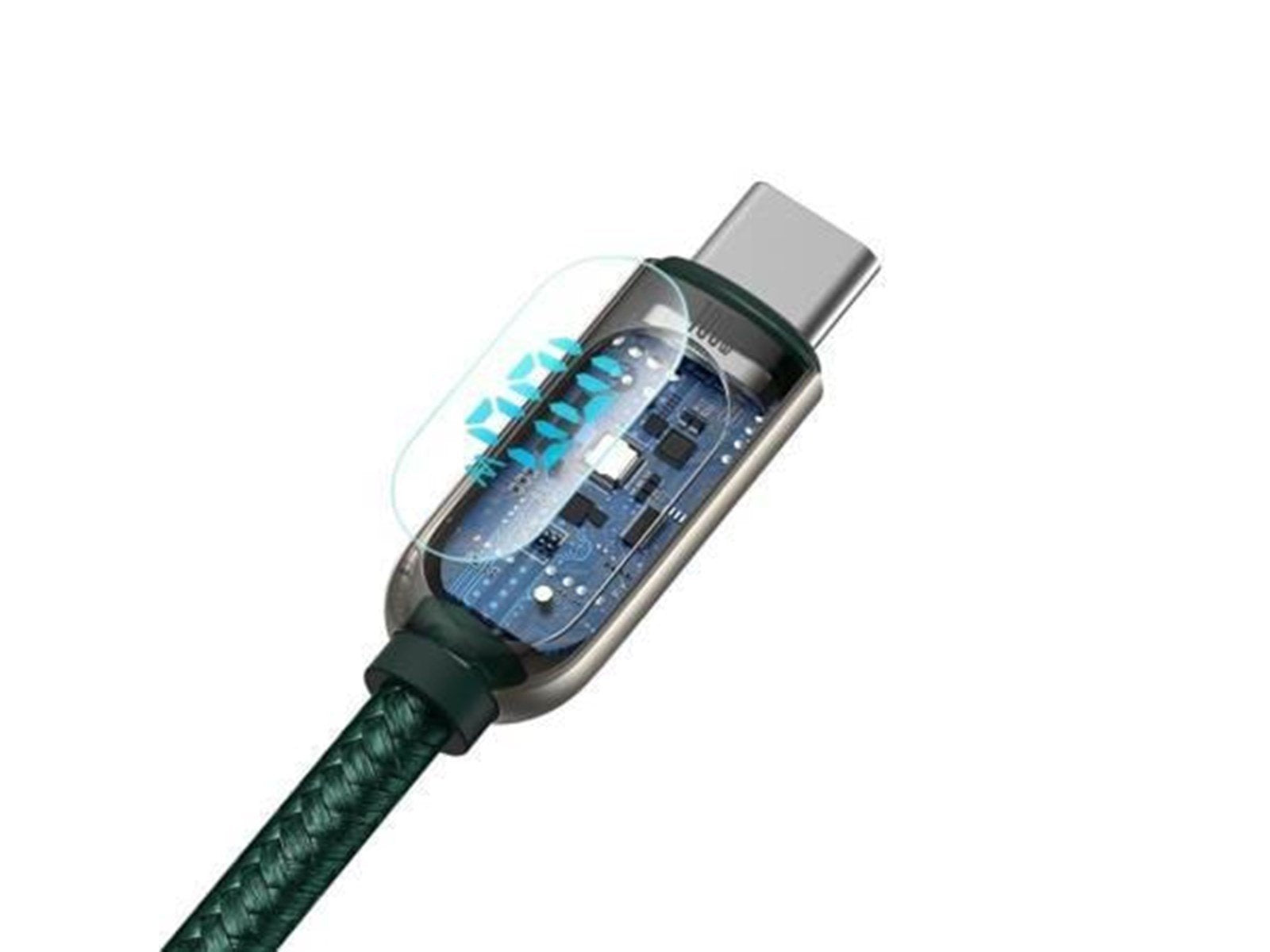 Baseus Display Cable USB-C to USB-C 100W 1m (green)