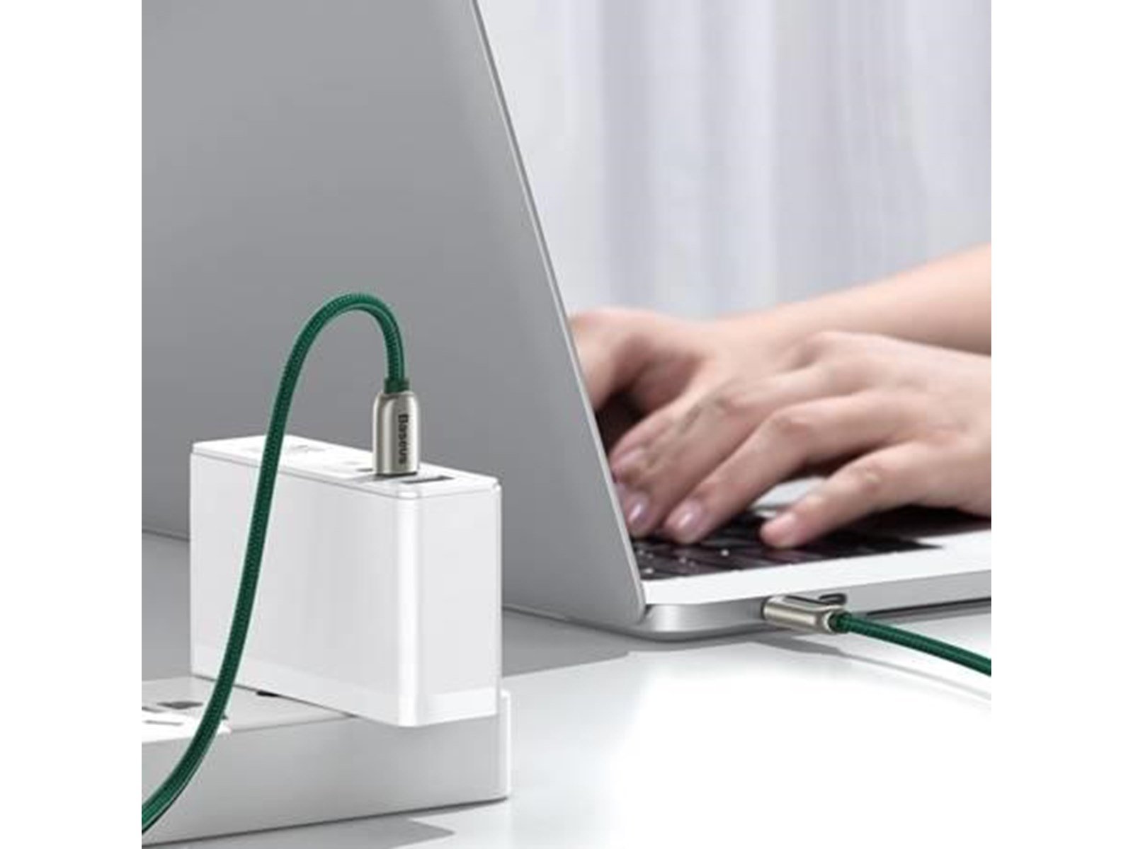Baseus Display Cable USB-C to USB-C 100W 1m (green)