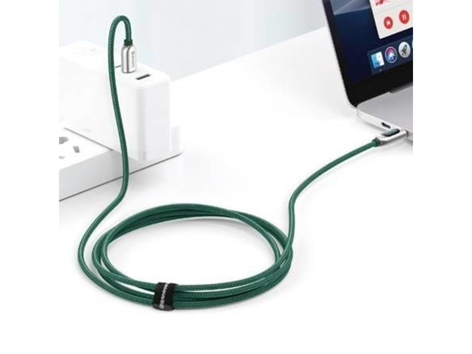 Baseus Display Cable USB-C to USB-C 100W 1m (green)
