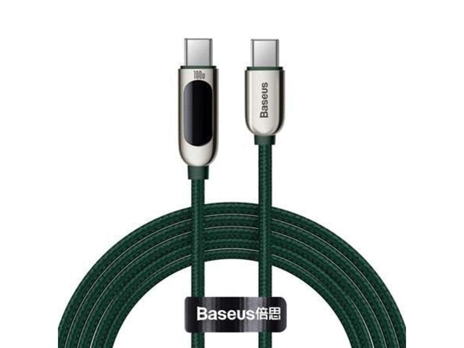 Baseus Cable USB-C to USB-C  Display 100W 2m (green)