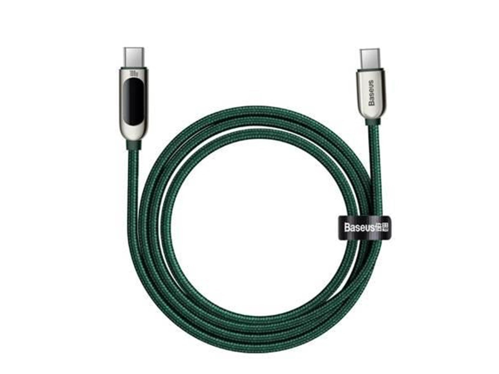 Baseus Cable USB-C to USB-C  Display 100W 2m (green)
