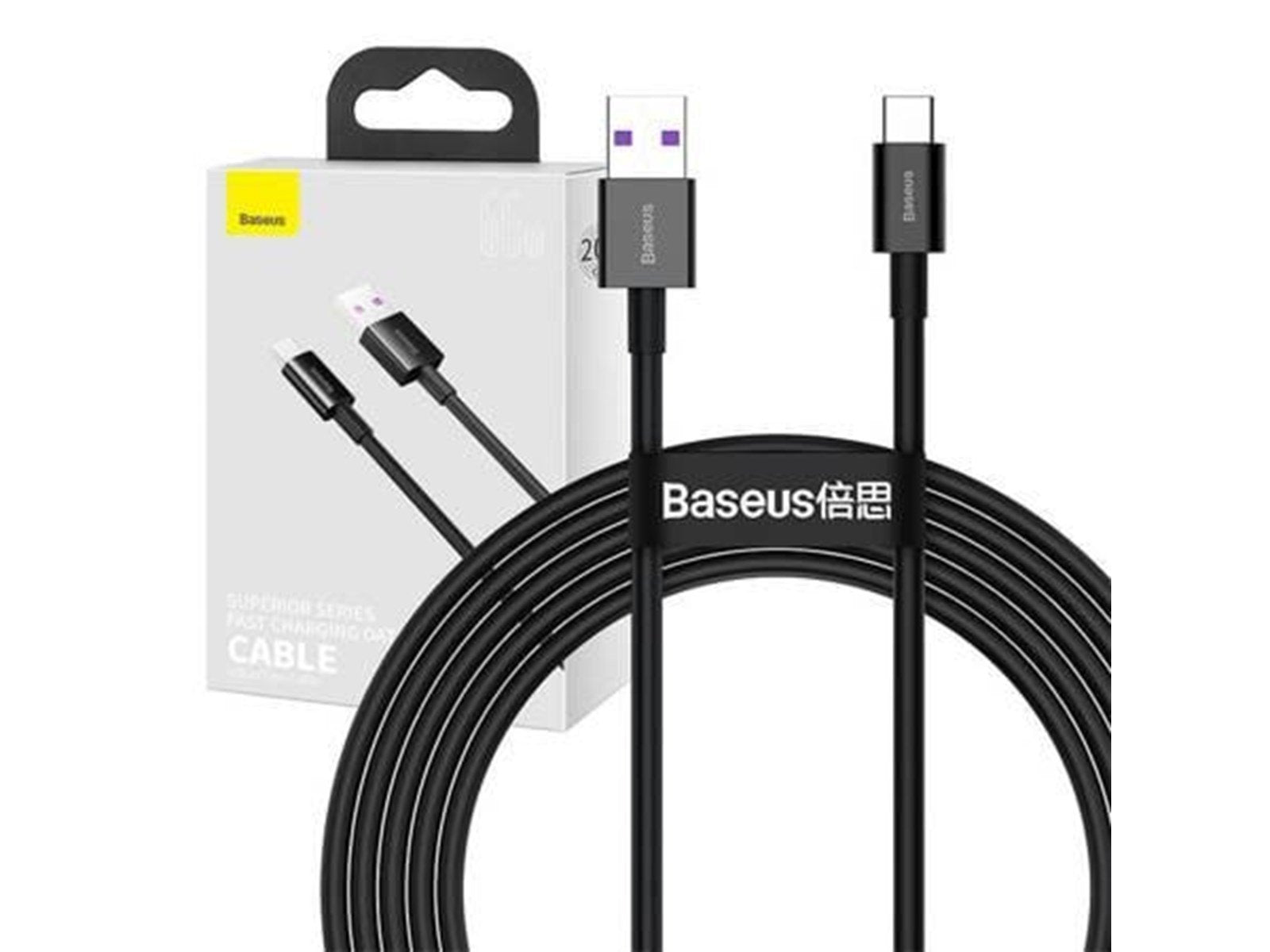Baseus Superior Series Cable USB to USB-C 66W 2m (black)