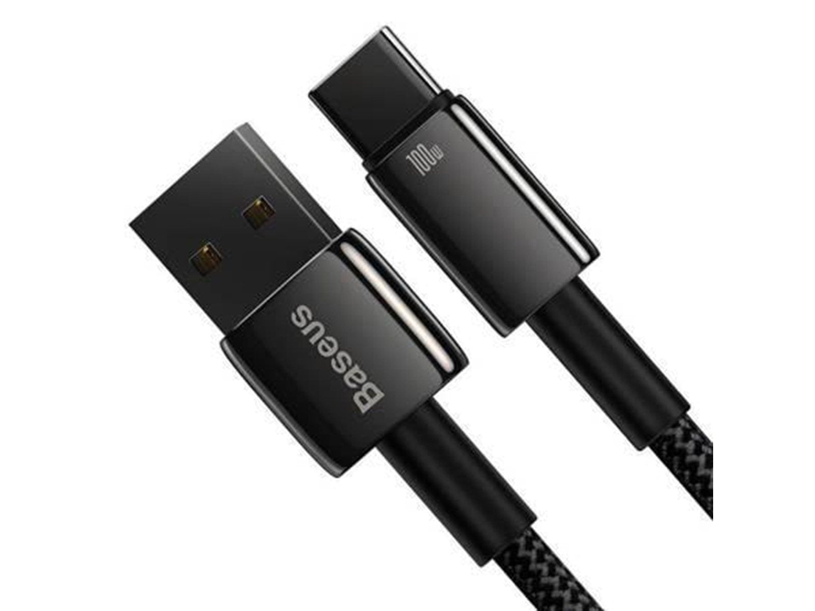 Baseus Tungsten Gold Cable USB to USB-C 100W 1m (black)