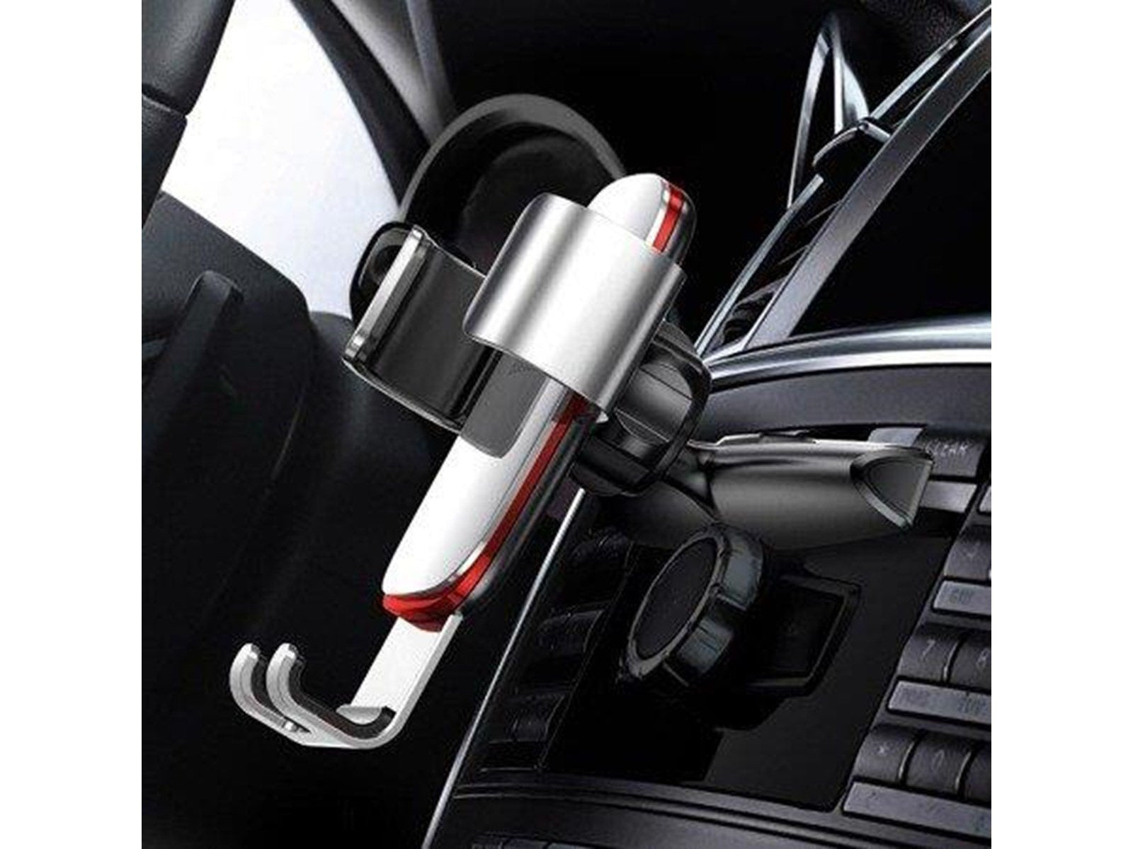 Baseus Metal Age Gravity Car Mount (CD Version) Silver