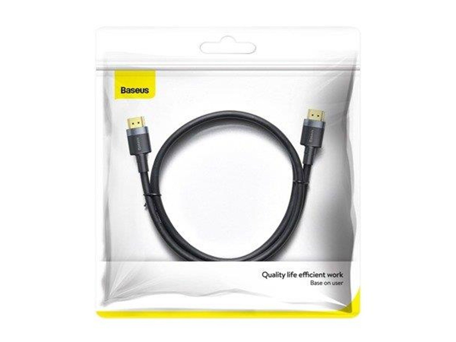 Baseus Cafule 4KHDMI Male To 4KHDMI Male Adapter Cable 2m Black