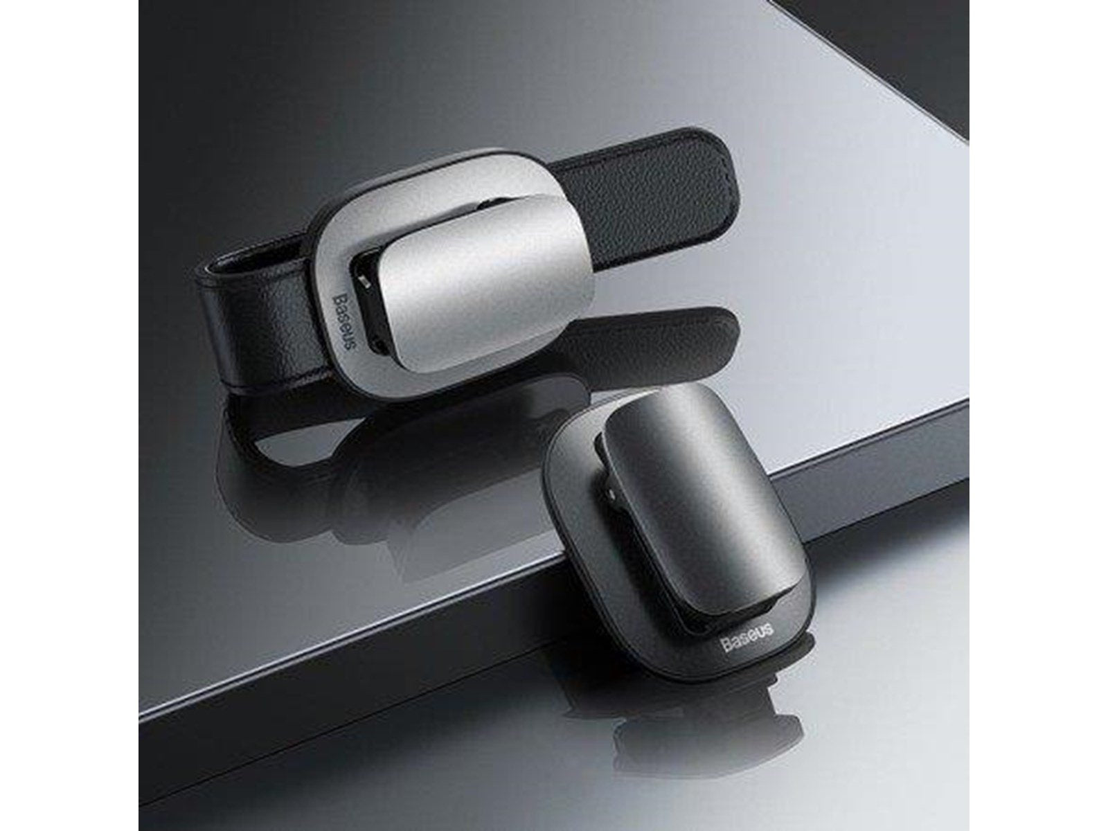 Baseus Platinum Vehicle eyewear clip Black
