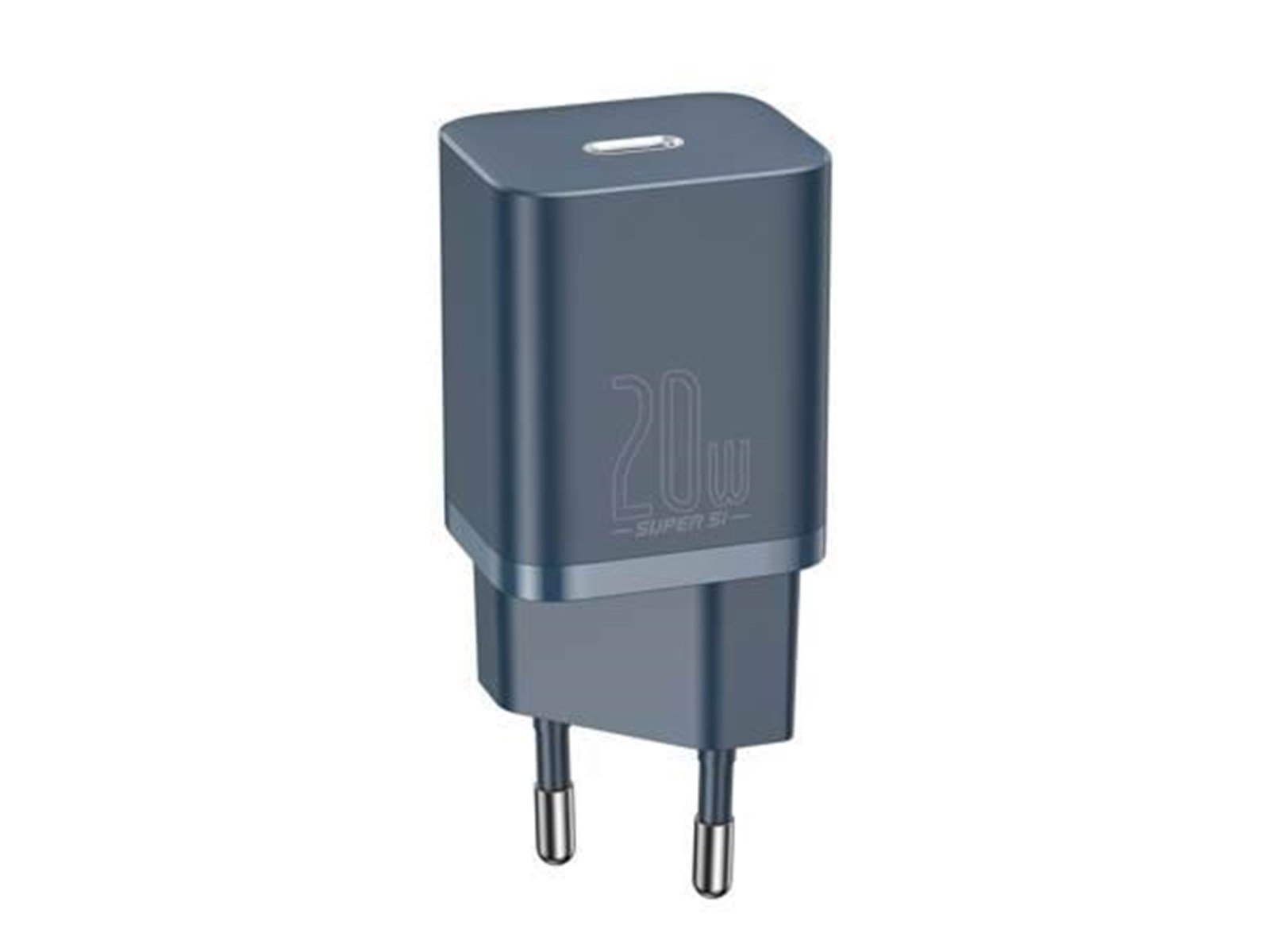 Baseus Super Si Quick Charger 1C 20W with USB-C cable for Lightning 1m (blue)
