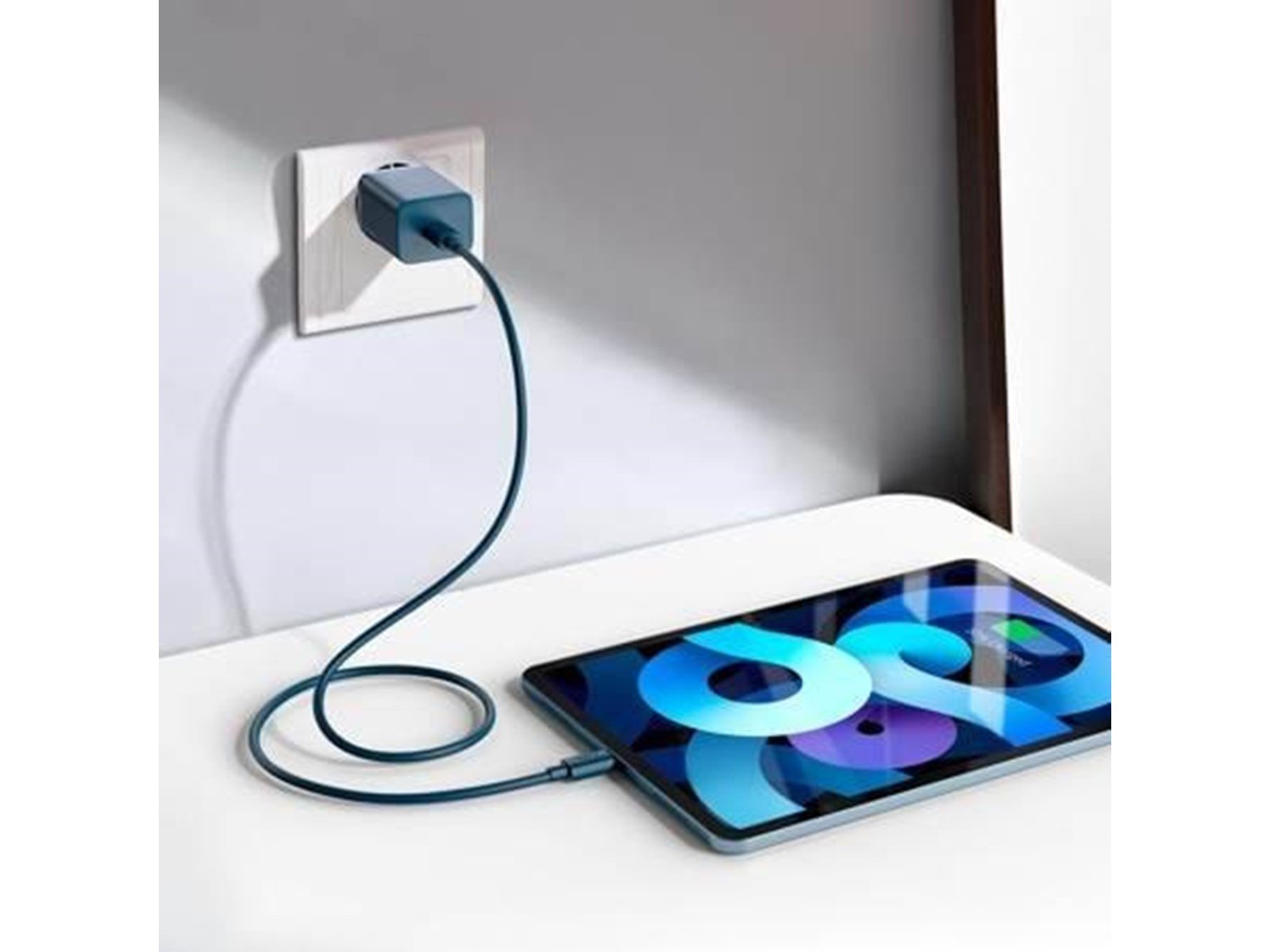 Baseus Super Si Quick Charger 1C 20W with USB-C cable for Lightning 1m (blue)