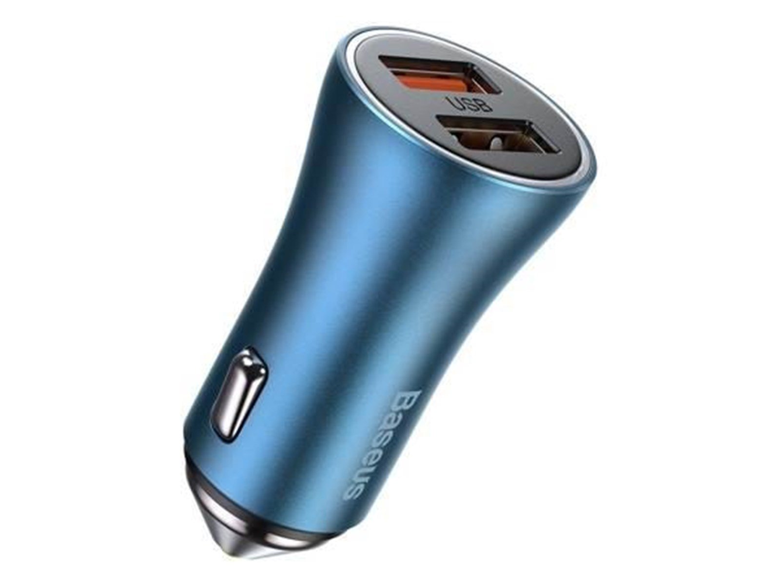 Baseus Golden Contactor Pro car charger 2x USB 40W (blue)
