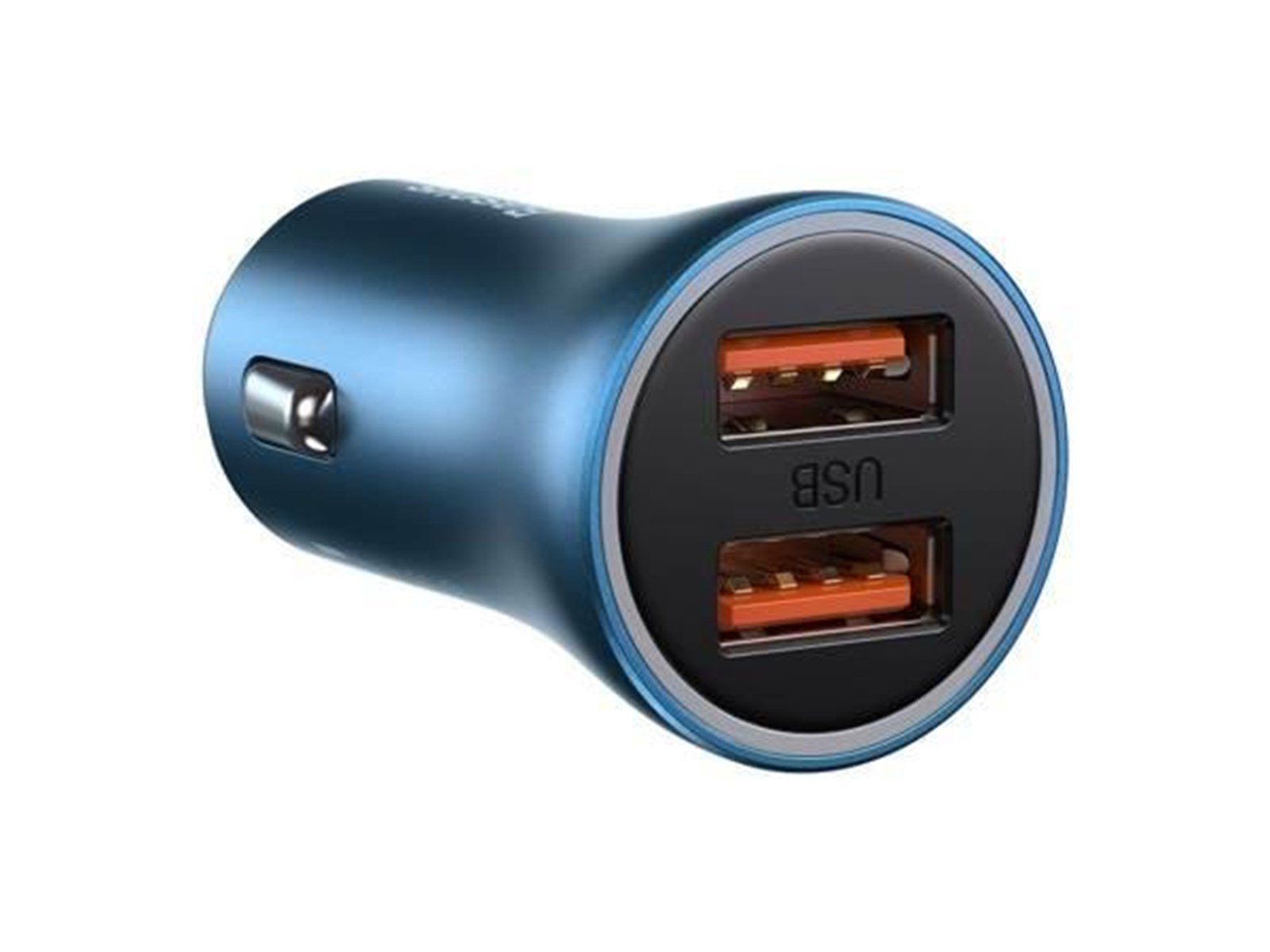 Baseus Golden Contactor Pro car charger 2x USB 40W (blue)