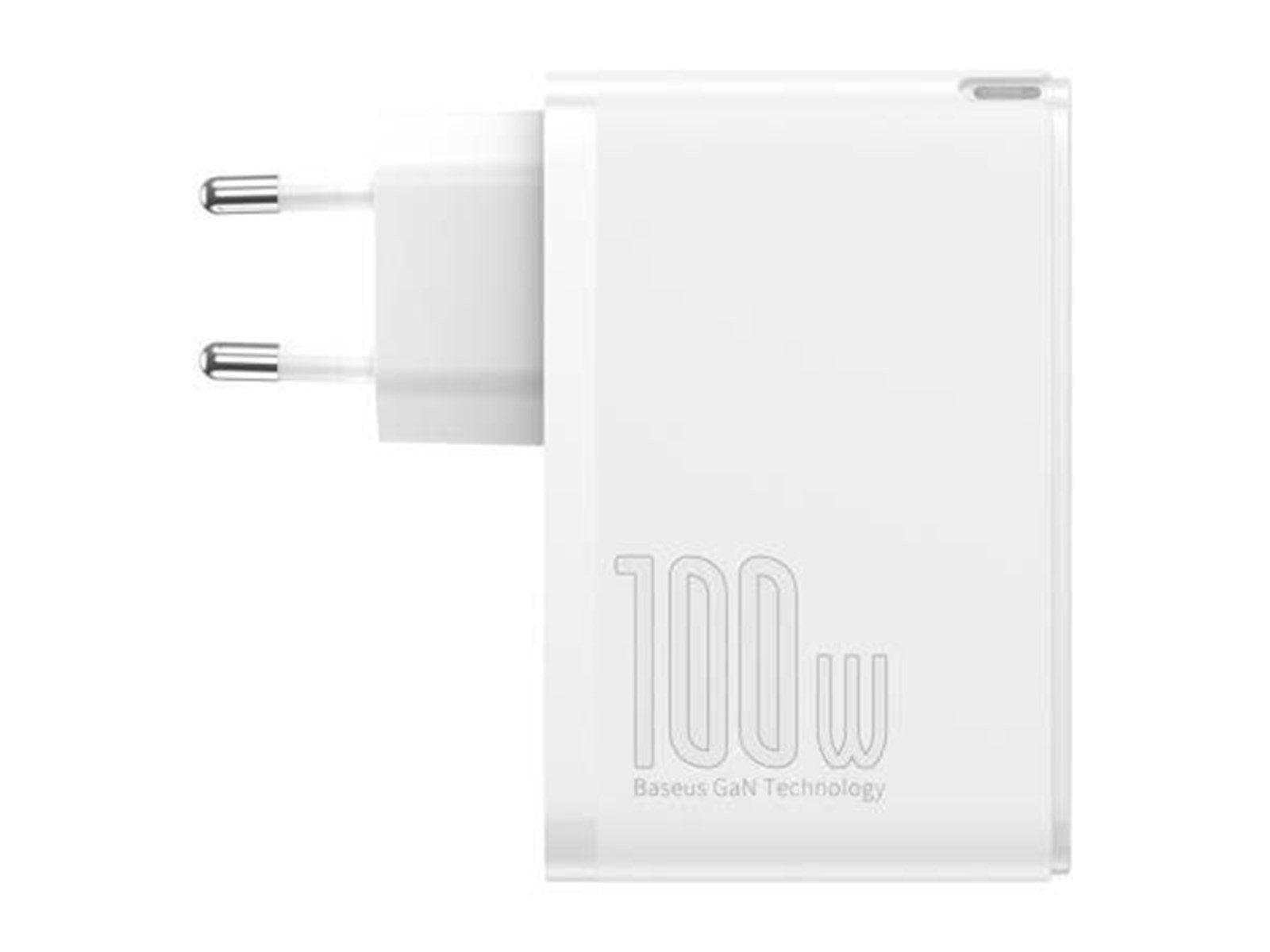 Baseus Travel Charger  GaN2 Pro Quick 2x USB + 2x USB-C 100W EU (white)