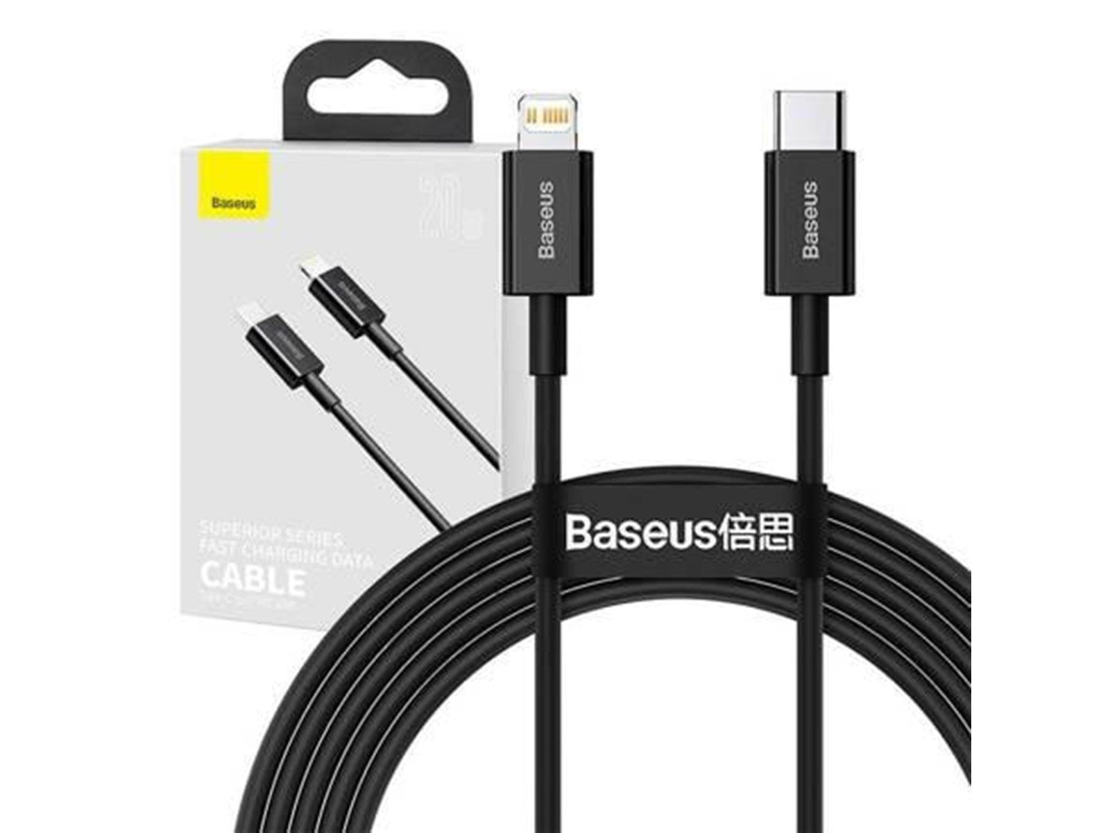Baseus Superior Series Cable USB-C to iP 20W PD 2m (black)