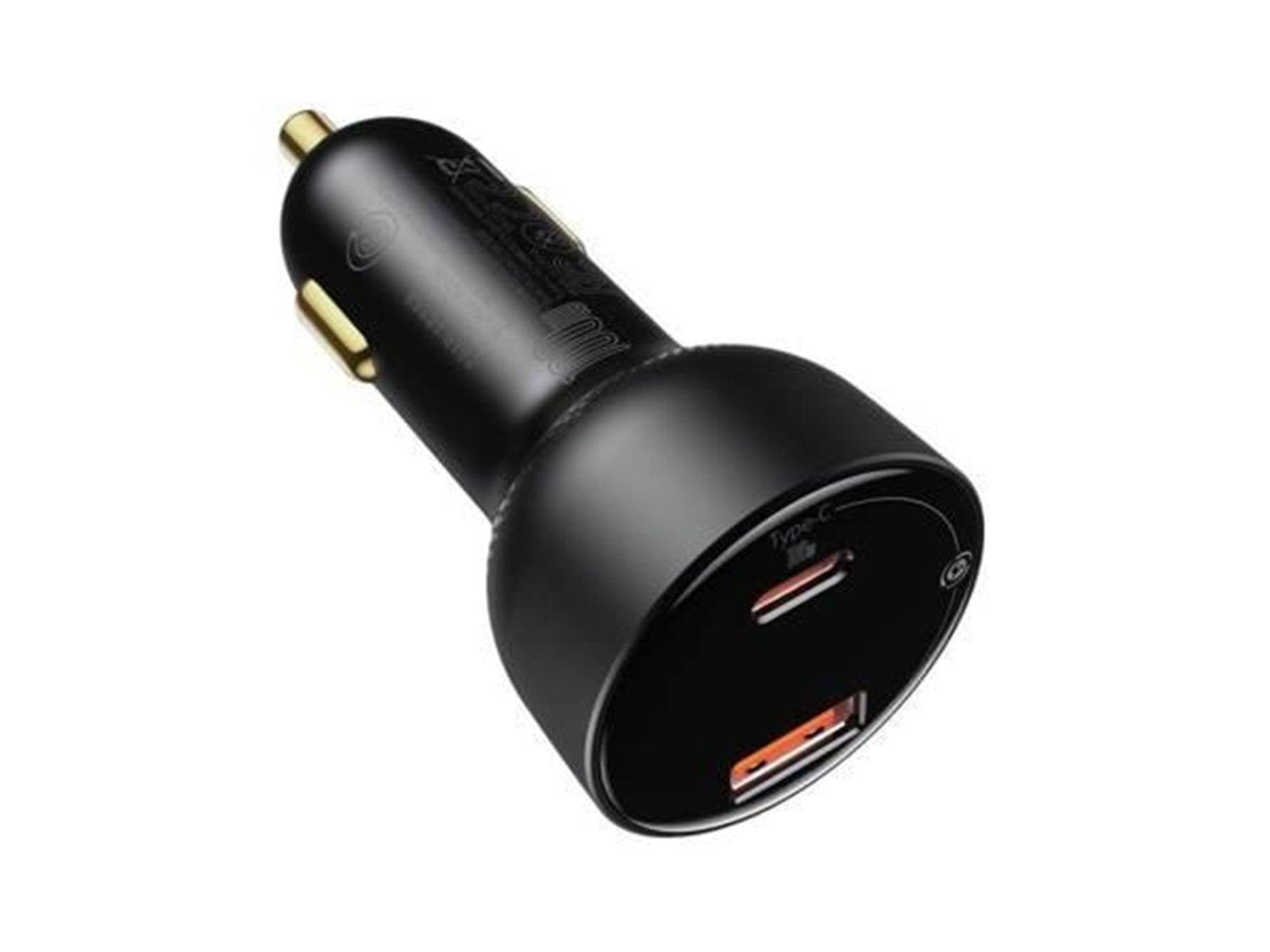 Baseus Car charger  Superme USB USB-C 100W + USB-C cable (black)