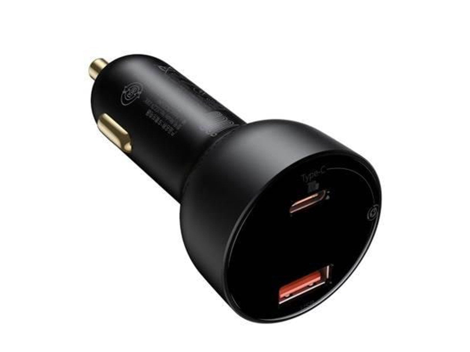 Baseus Car charger  Superme USB USB-C 100W + USB-C cable (black)