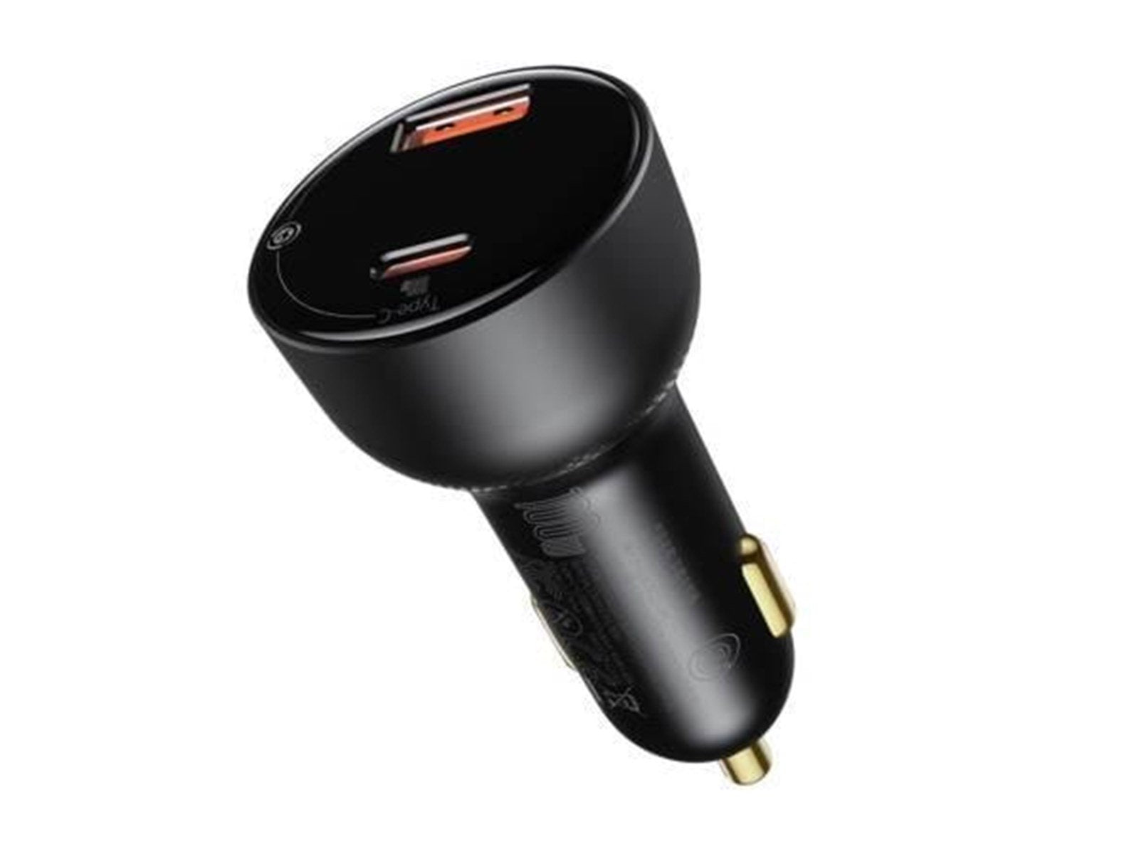 Baseus Car charger  Superme USB USB-C 100W + USB-C cable (black)