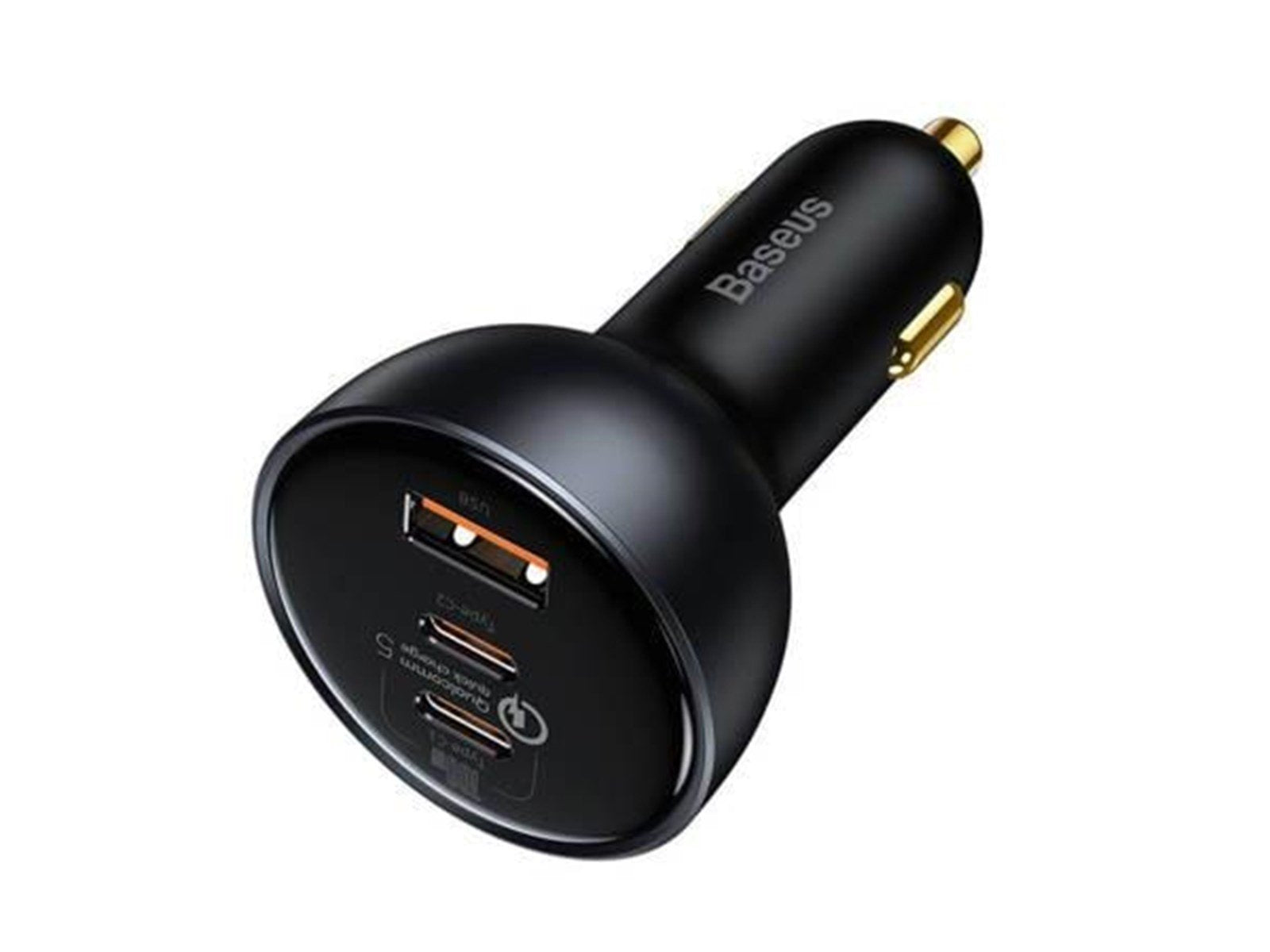 Baseus Car Charger  Qualcomm USB 2x USB-C 160W (Grey)