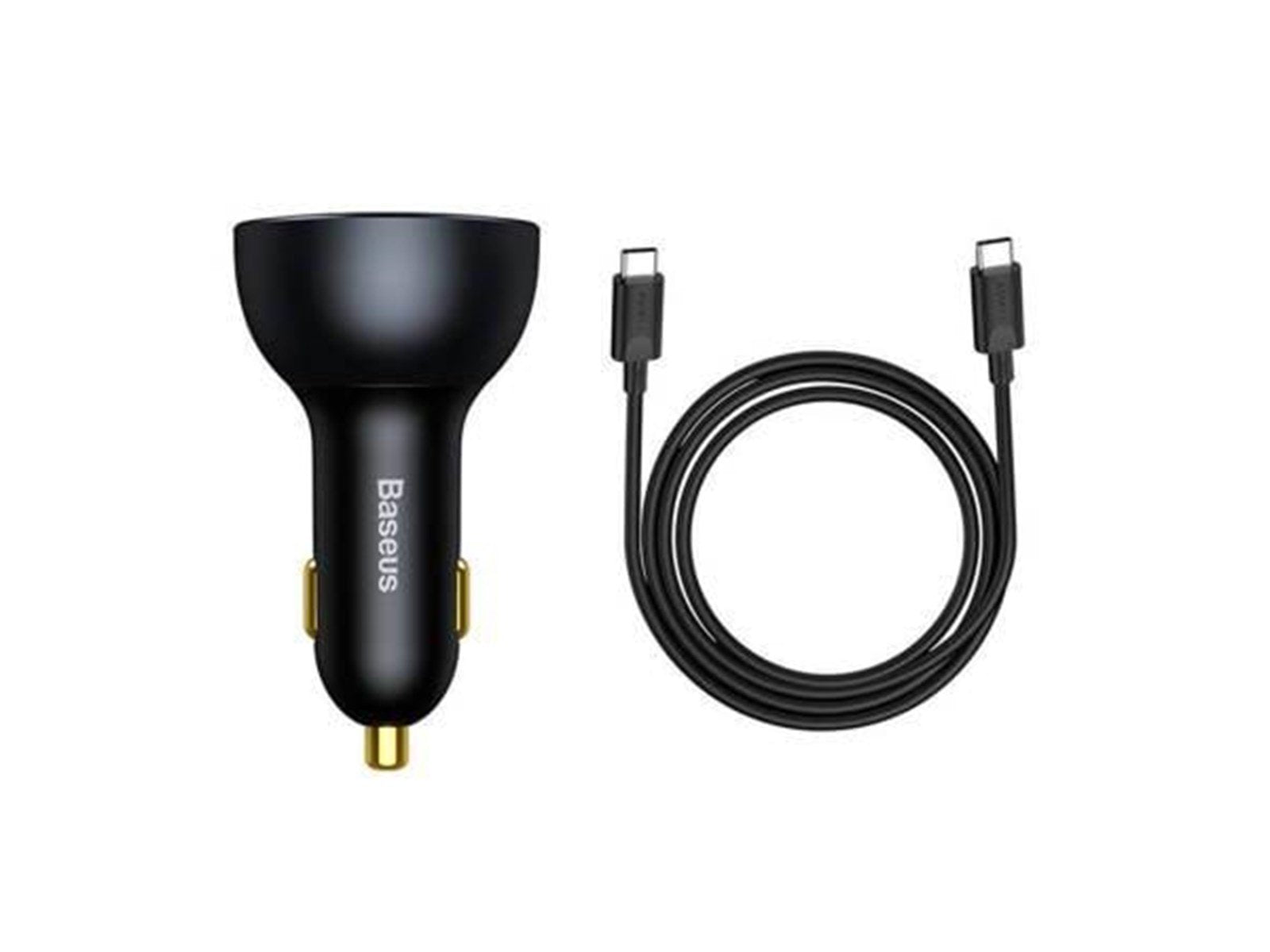 Baseus Car Charger  Qualcomm USB 2x USB-C 160W (Grey)