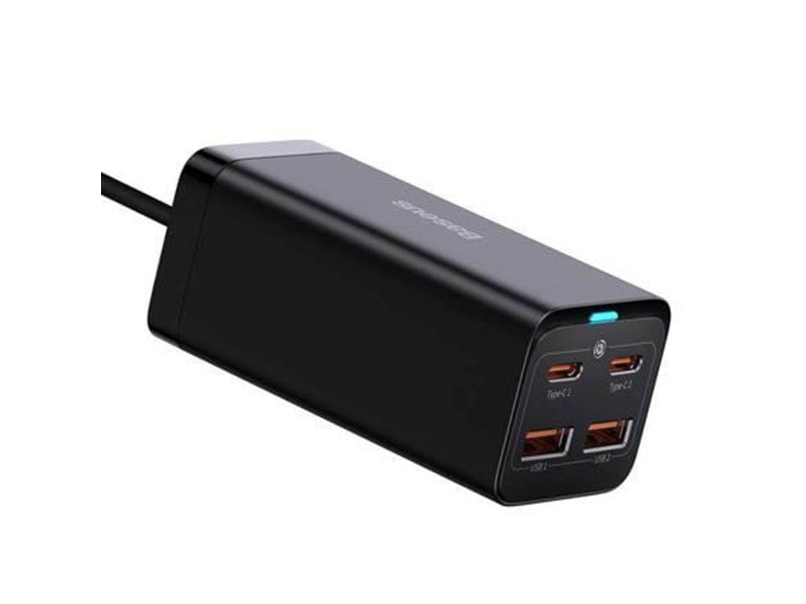 Baseus GaN3 Pro 4 Ports Desktop Charger 2xUSB-C + 2xUSB 100W - Black