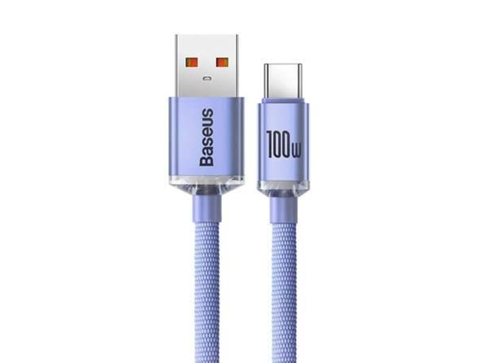 Baseus Crystal Shine cable USB to USB-C 100W 2m (purple)