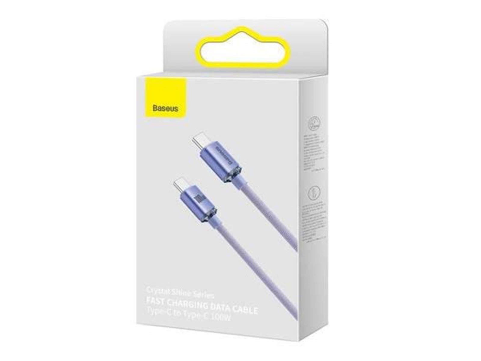 Baseus Crystal Shine cable USB-C to USB-C 100W 2m (purple)