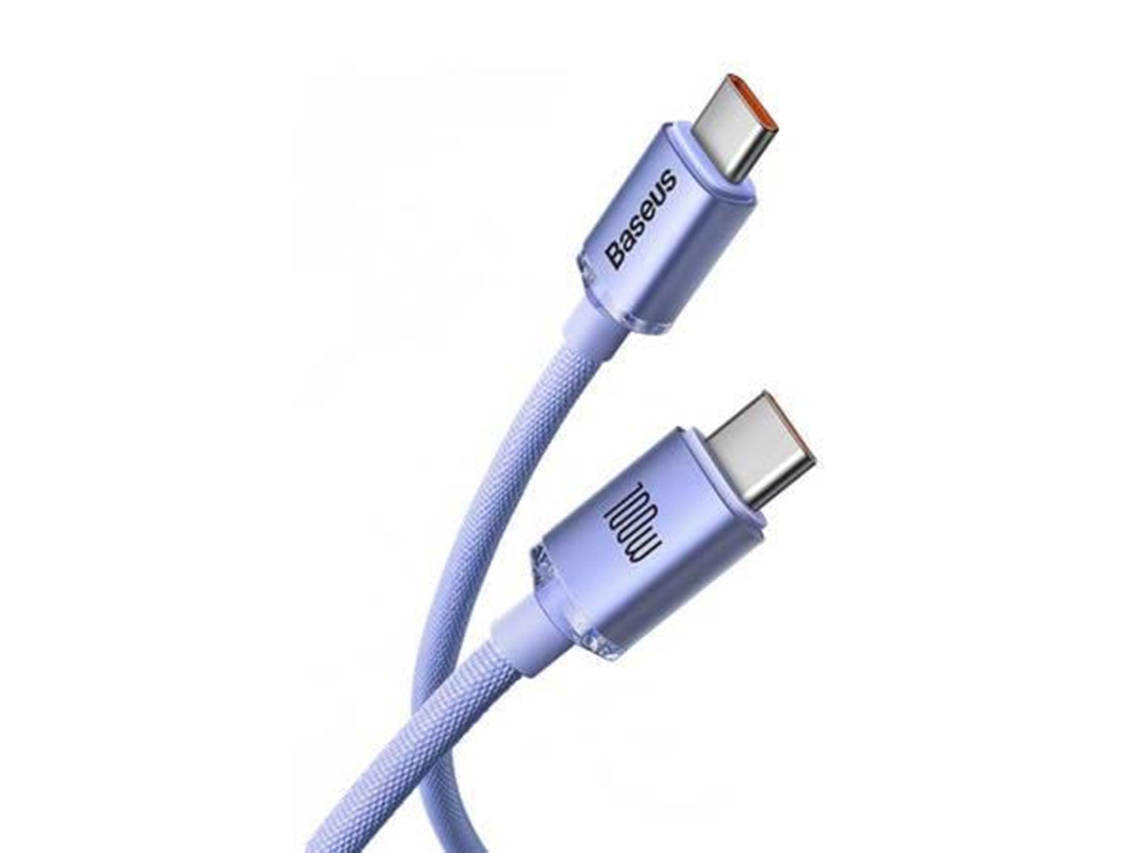Baseus Crystal Shine cable USB-C to USB-C 100W 2m (purple)