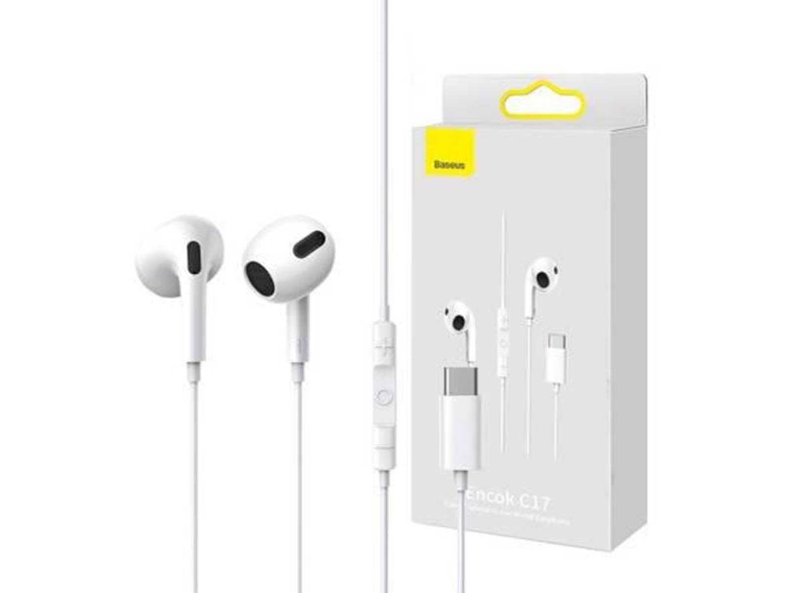 Baseus Encok C17 Earphones (white)