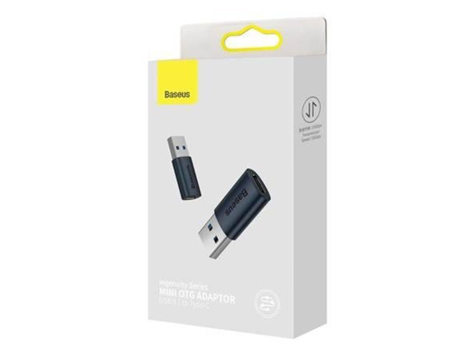 Baseus Ingenuity USB-A to USB-C adapter OTG (blue) USB-Hubs - USB 3.0 - 1 - Blau