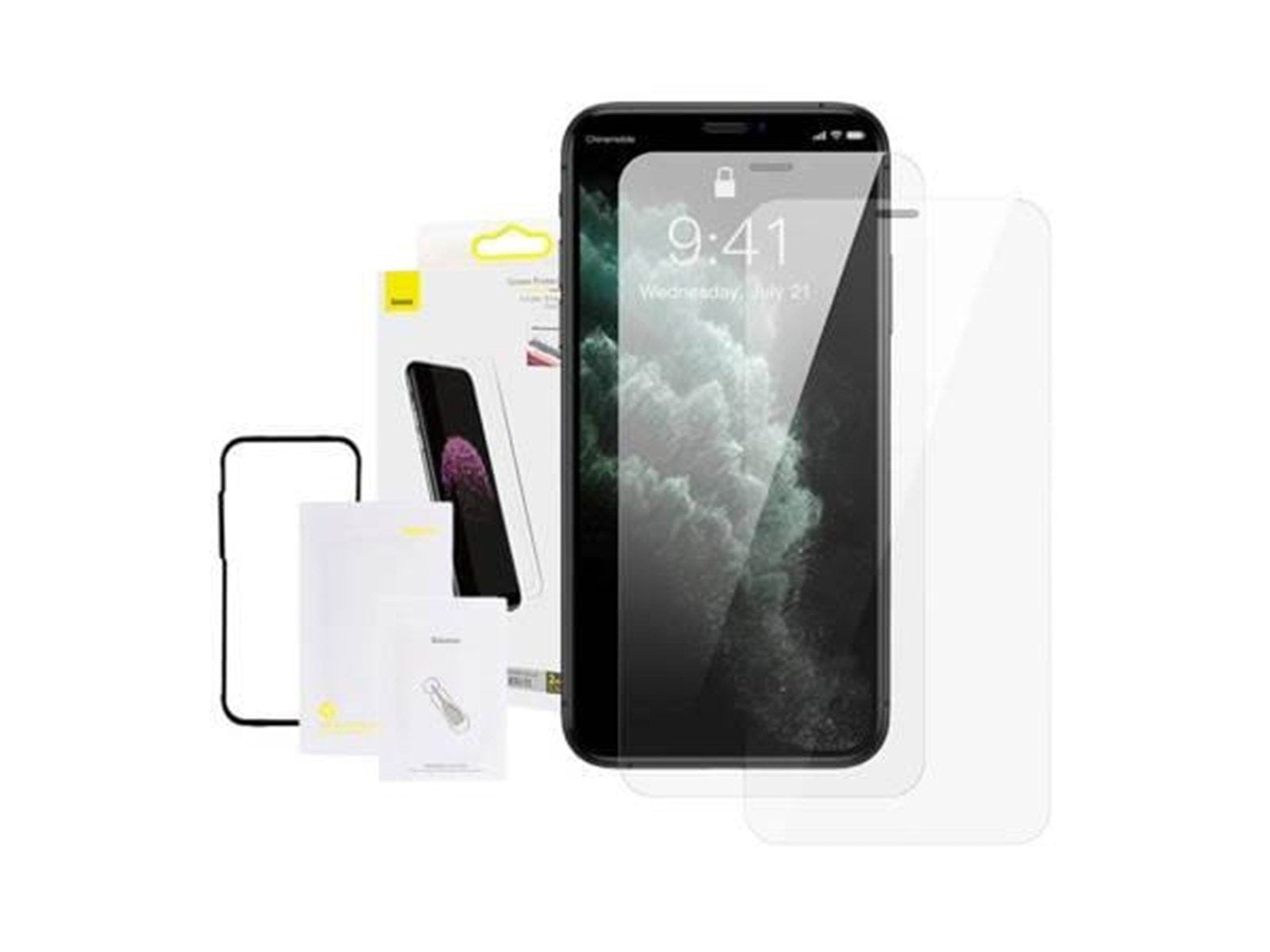 Baseus 0.3mm Full-glass Tempered Glass Film(2pcs pack) for iPhone XR/11 6.1inch