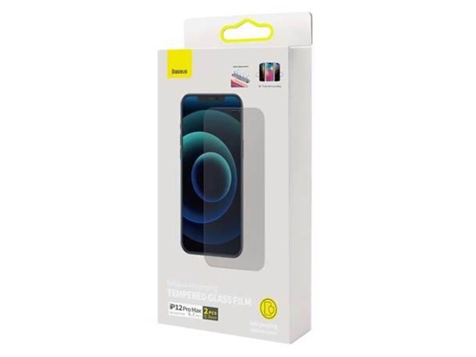 Baseus Tempered Glass 0.3mm (6.7inch) for iPhone 12 Pro Max (2pcs)