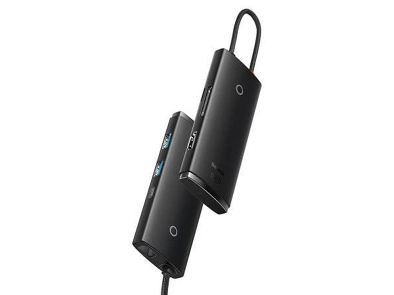 Baseus Hub 6w1  Lite Series USB-C to 2x USB 3.0 + USB-C PD + HDMI + SD/TF (black)