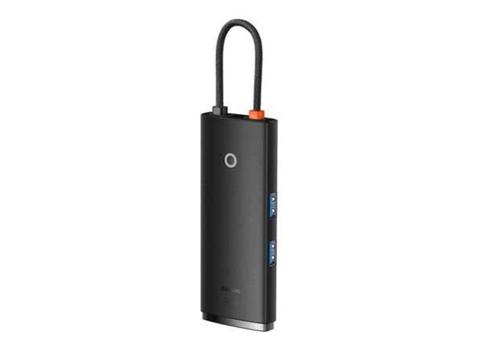 Baseus Hub 6w1  Lite Series USB-C to 2x USB 3.0 + USB-C PD + HDMI + SD/TF (black)