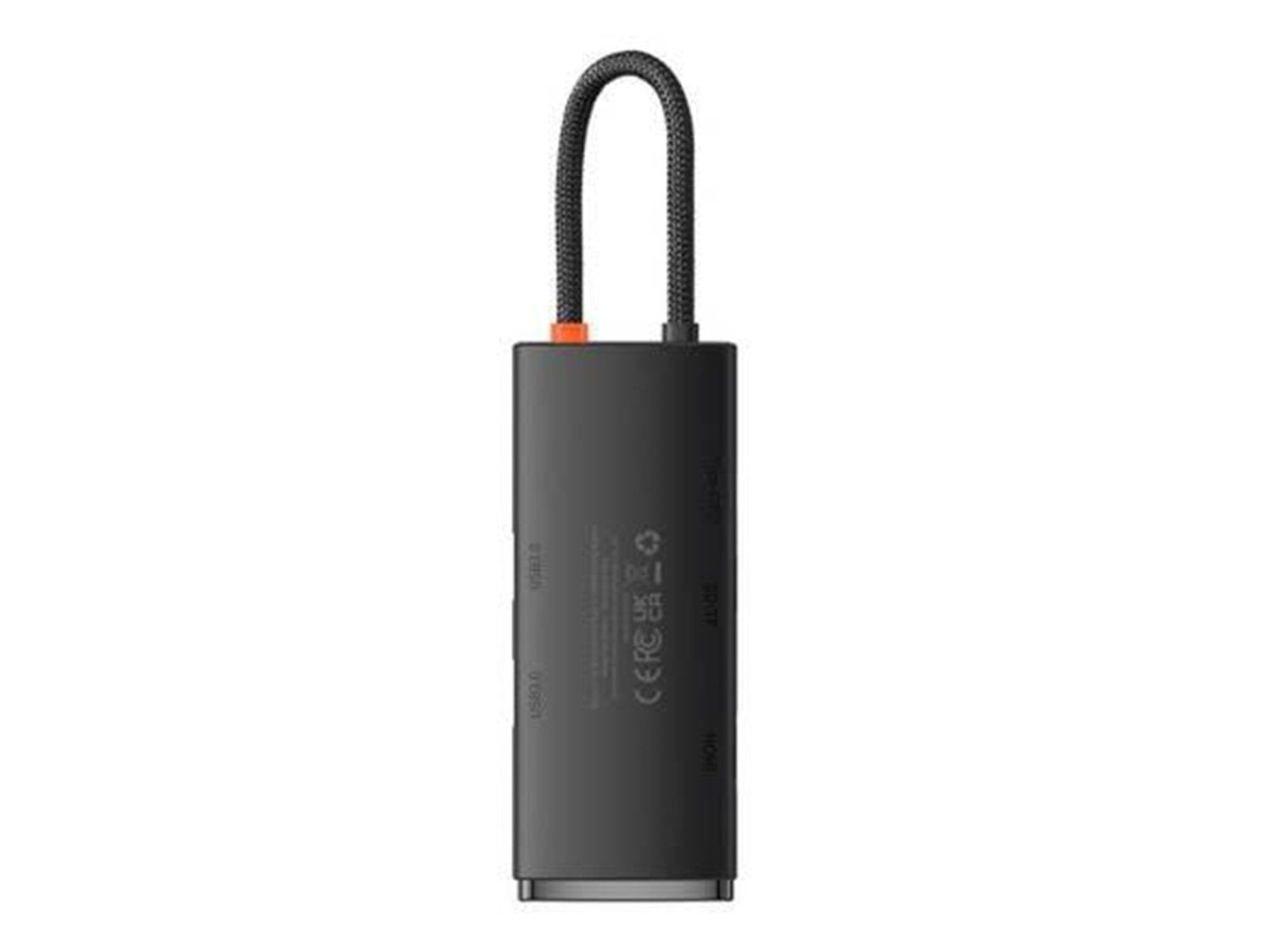 Baseus Hub 6w1  Lite Series USB-C to 2x USB 3.0 + USB-C PD + HDMI + SD/TF (black)