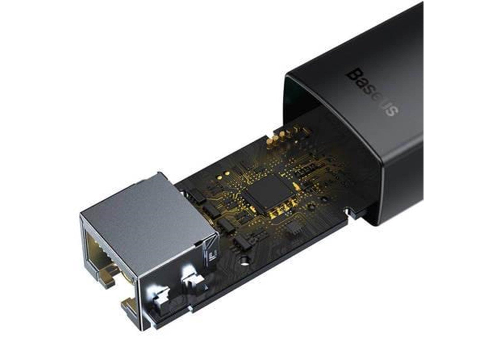 Baseus Network adapter  Lite Series USB-C to RJ45 (black)