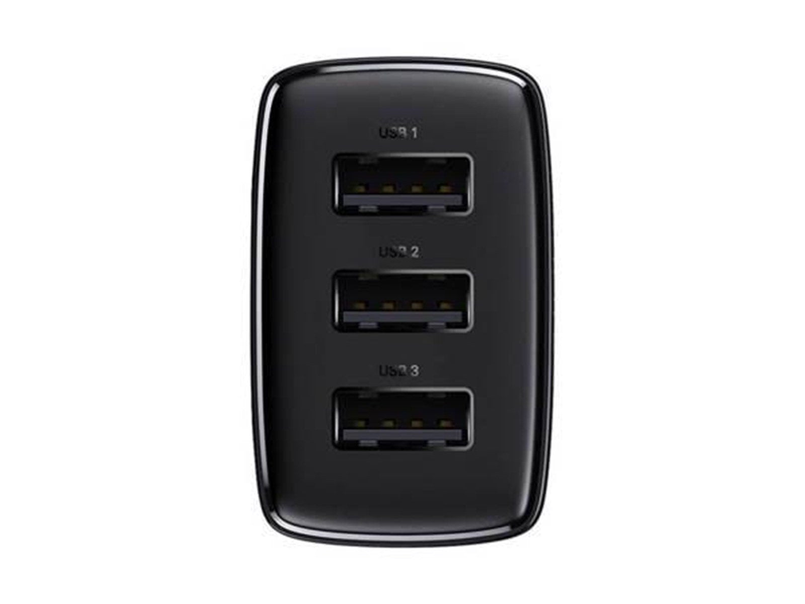 Baseus Compact Quick Charger 3x USB 17W (Black)