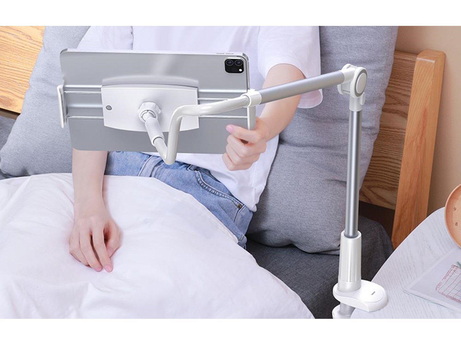 Baseus Phone / tablet rotary clip holder  Otaku Life Rotary Pro (gray)