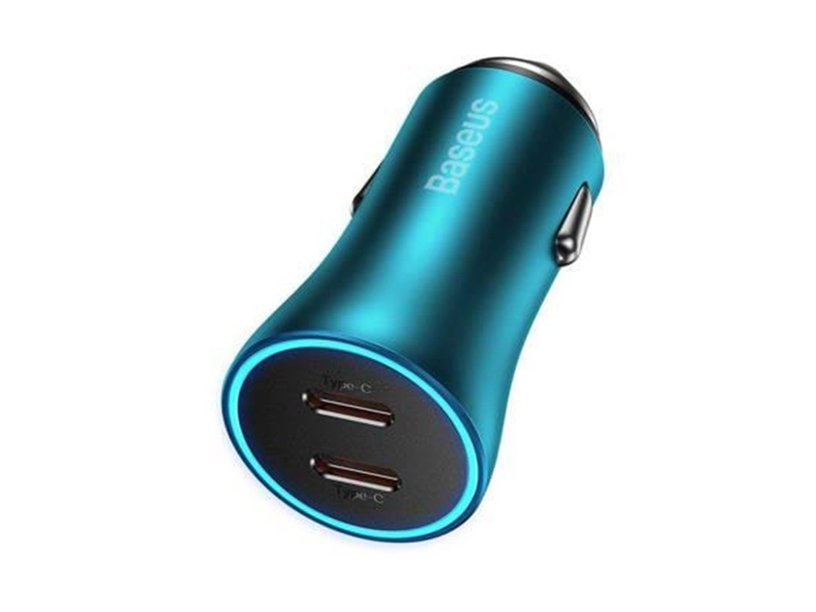 Baseus Golden Contactor Pro car charger 2x USB-C 40W (blue)