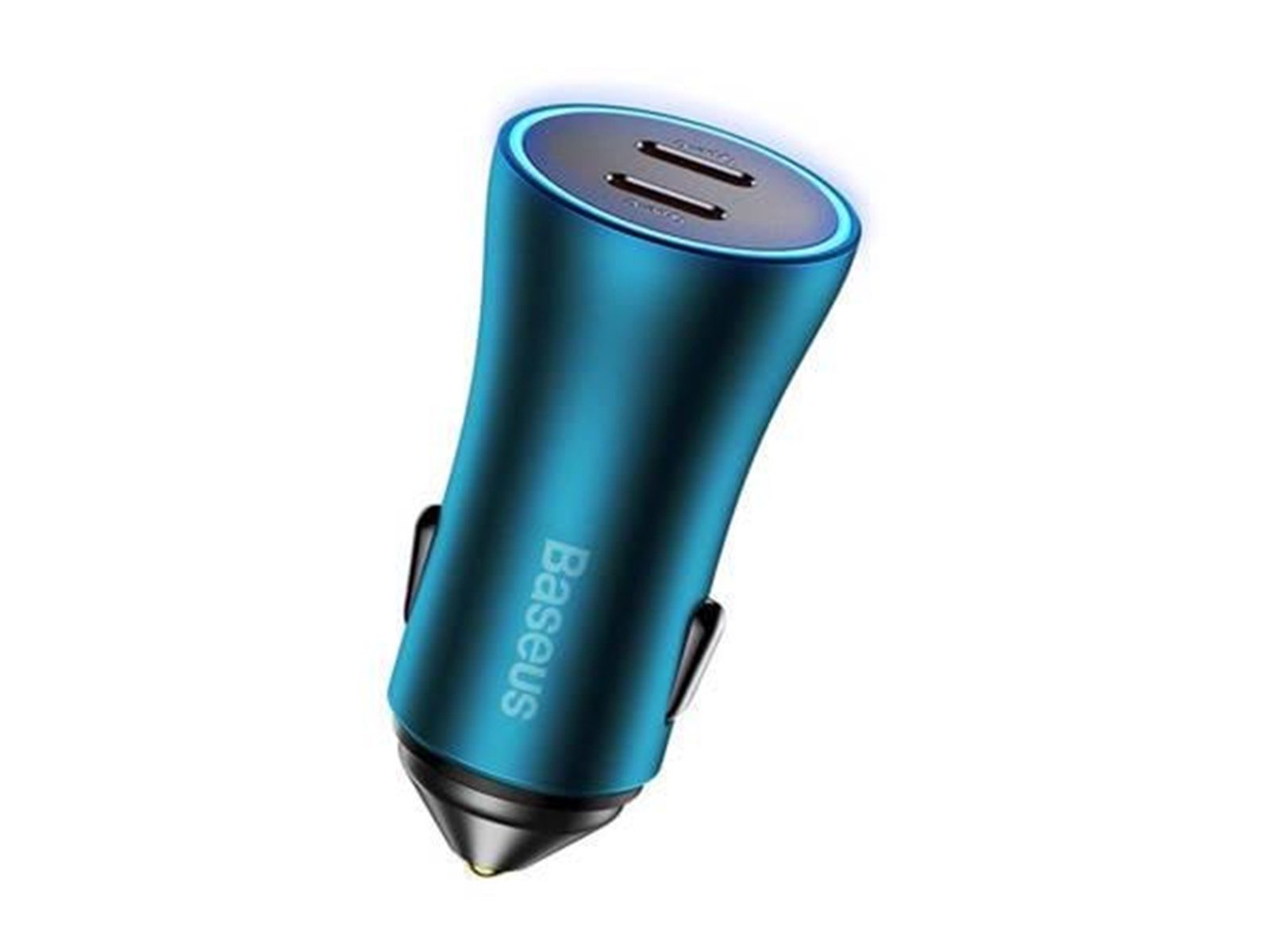 Baseus Golden Contactor Pro car charger 2x USB-C 40W (blue)