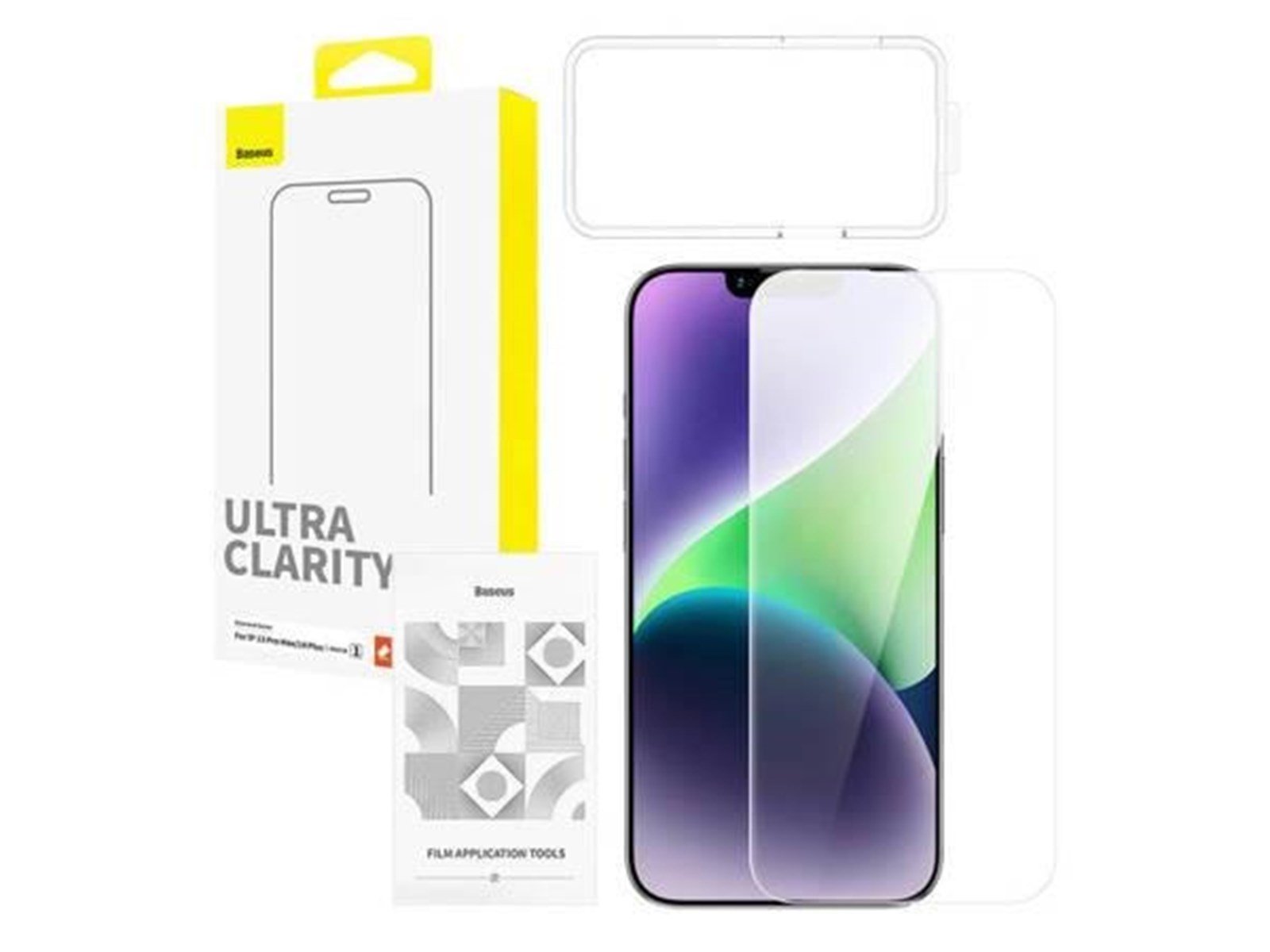 Baseus Tempered Glass screen protector  OS Diamond Series HD for Iphone 13 Pro Max/14 Plus(Clear)