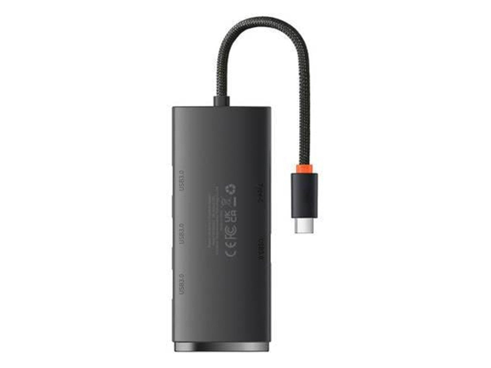 Baseus HUB Adapter 4-Port USB-C OS-Lite 25cm (Black) USB-Hubs - USB 3.0 - 4 - Schwarz